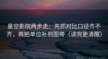星空影院两步走：先抓对比口径齐不齐，再把单位补到图旁（读完更清醒）